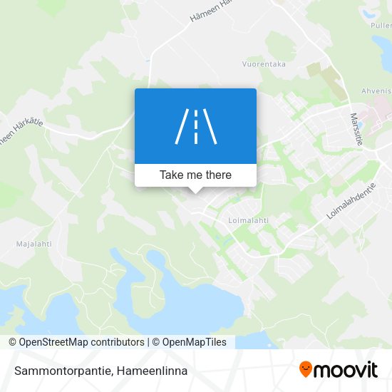 Sammontorpantie map