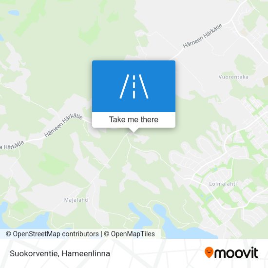 Suokorventie map
