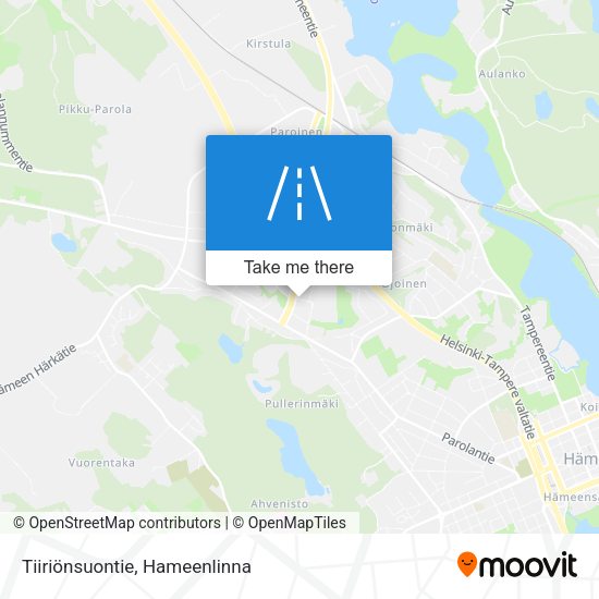Tiiriönsuontie map