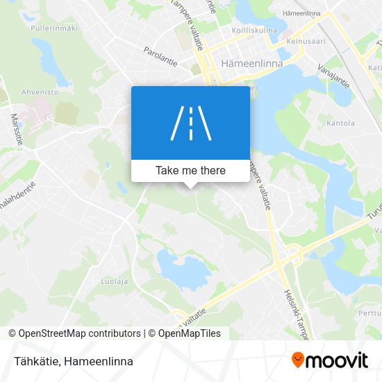 Tähkätie map