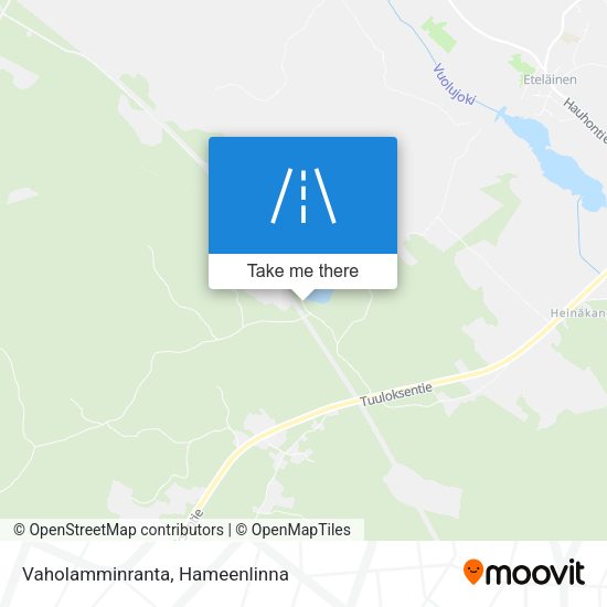 Vaholamminranta map
