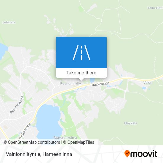 Vainionniityntie map