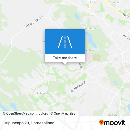 Vipusenpolku map