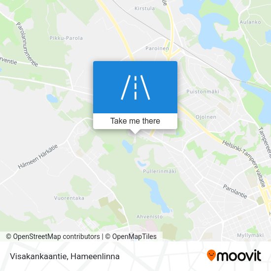 Visakankaantie map
