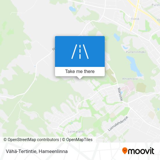 Vähä-Tertintie map