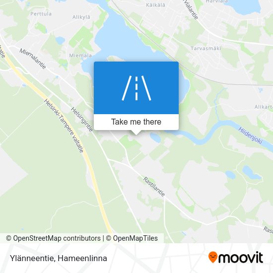 Ylänneentie map