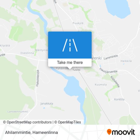 Ahilammintie map