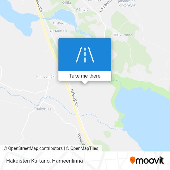 Hakoisten Kartano map