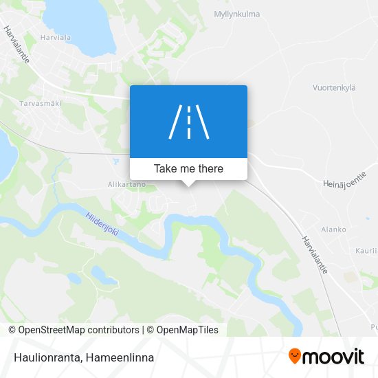 Haulionranta map