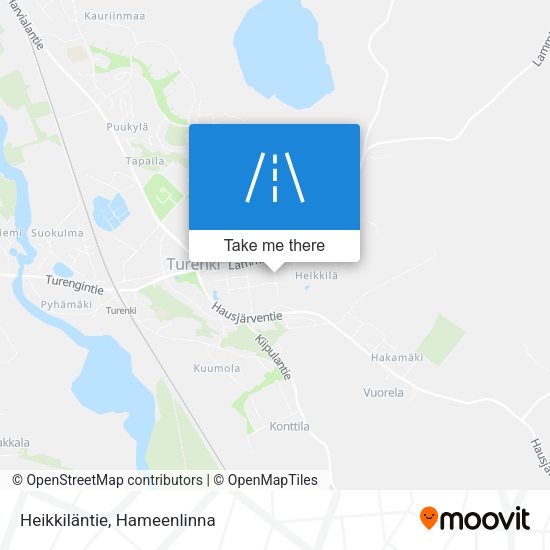 Heikkiläntie map