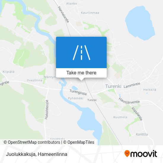 Juolukkakuja map