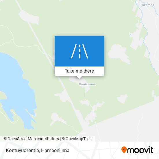 Kontuvuorentie map