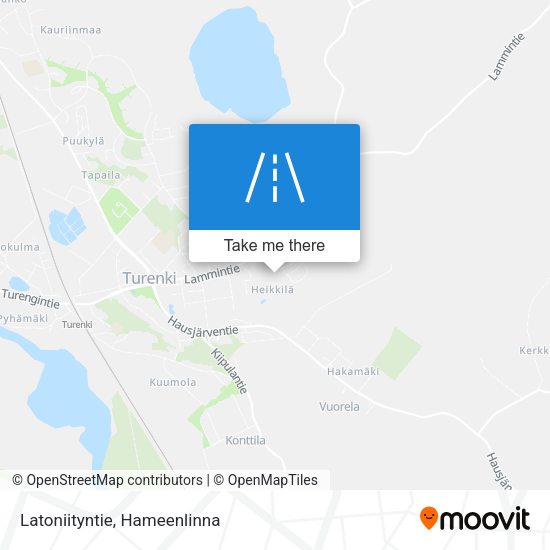 Latoniityntie map