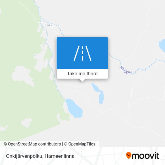 Onkijärvenpolku map