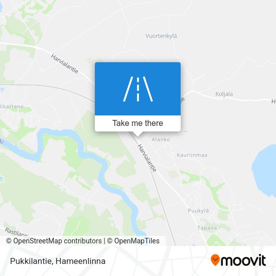 Pukkilantie map