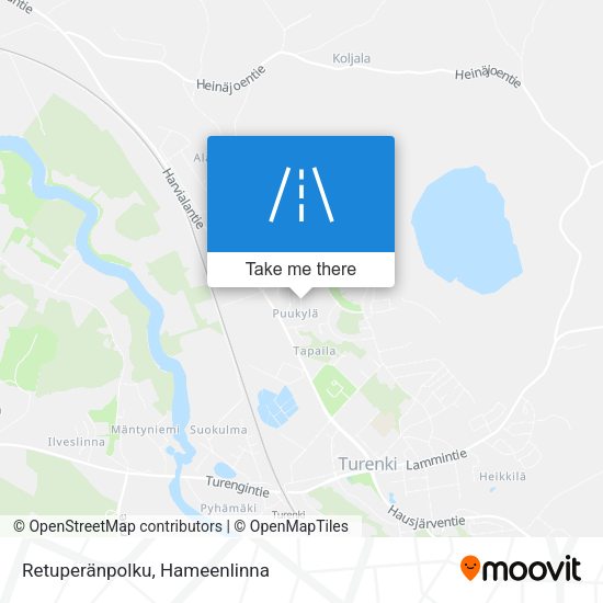 Retuperänpolku map