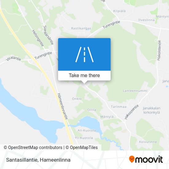 Santasillantie map