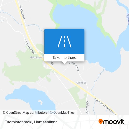 Tuomistonmäki map
