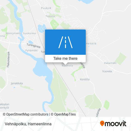 Vehnäpolku map