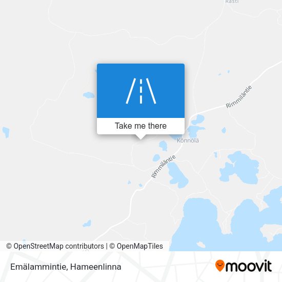 Emälammintie map
