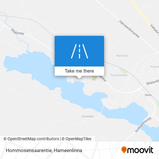 Hommosensaarentie map