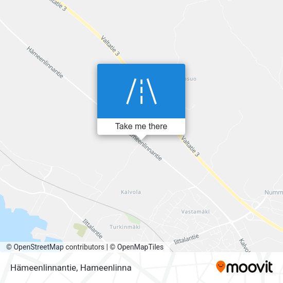 Hämeenlinnantie map