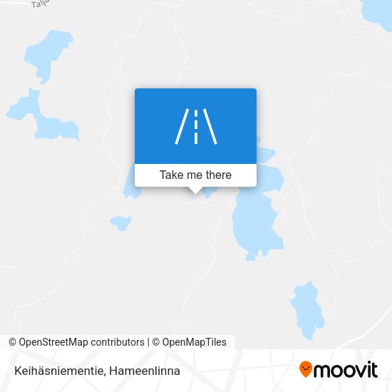 Keihäsniementie map