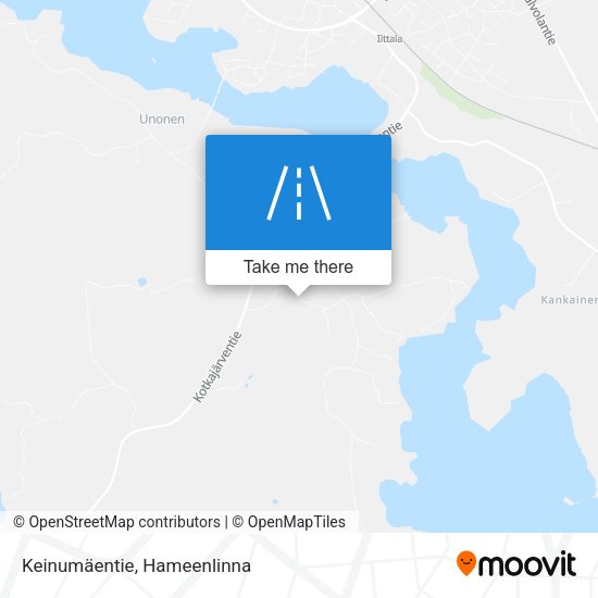 Keinumäentie map