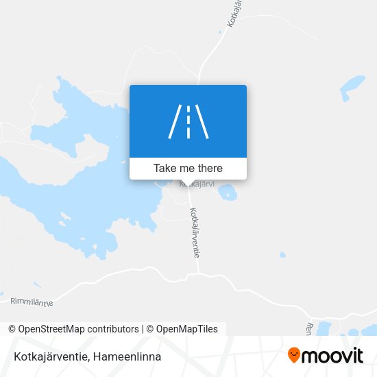 Kotkajärventie map
