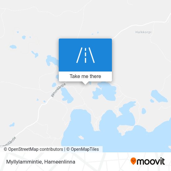 Myllylammintie map