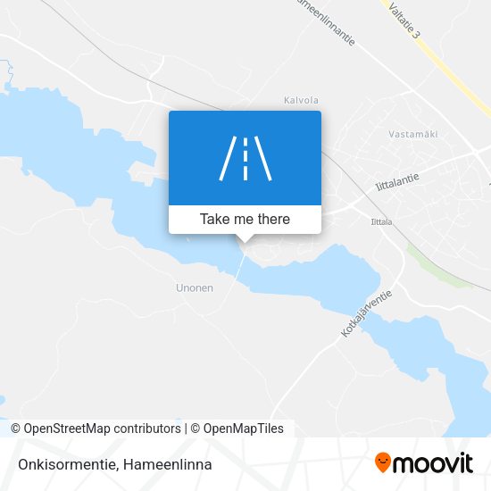 Onkisormentie map