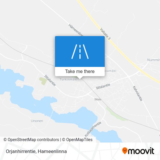Orjanhirrentie map
