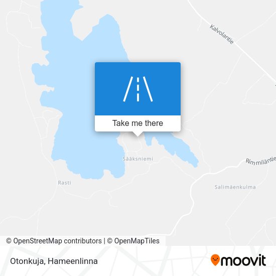 Otonkuja map