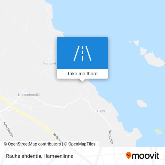Rauhalahdentie map