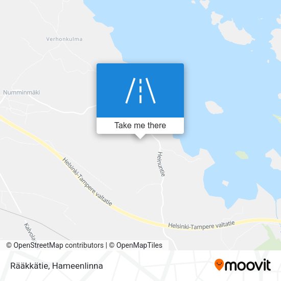 Rääkkätie map