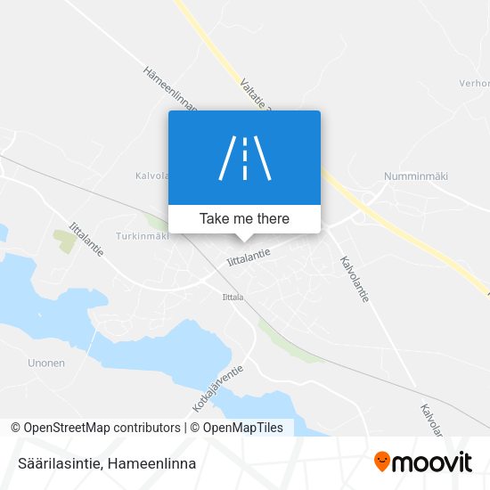 Säärilasintie map