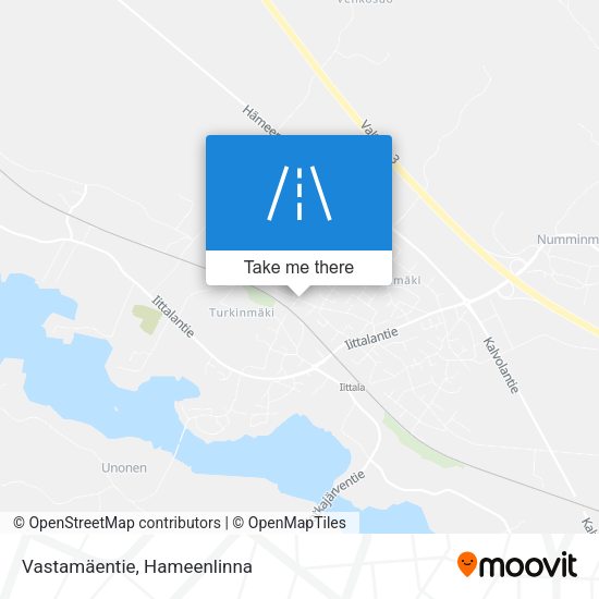 Vastamäentie map