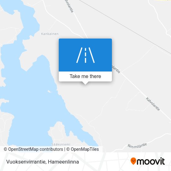 Vuoksenvirrantie map