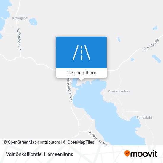 Väinönkalliontie map
