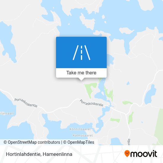 Hortinlahdentie map