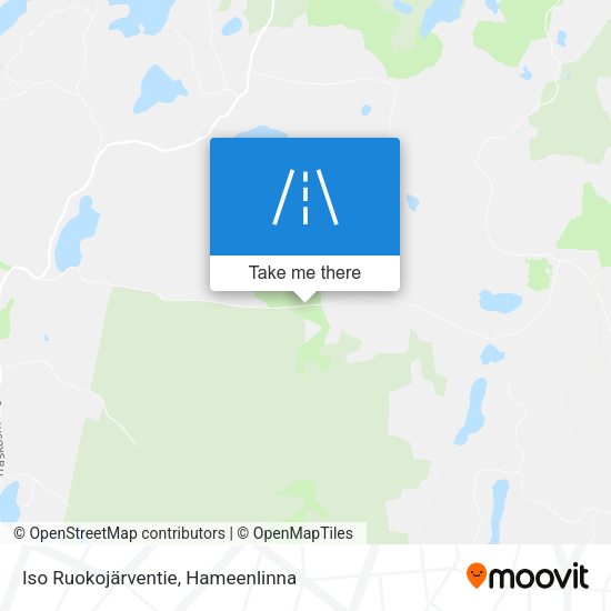 Iso Ruokojärventie map