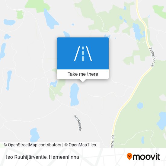 Iso Ruuhijärventie map