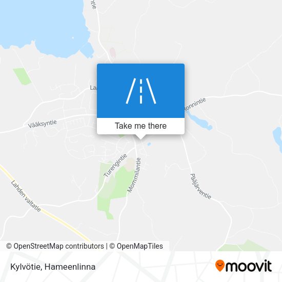 Kylvötie map