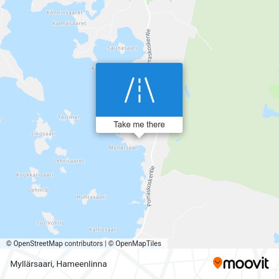 Myllärsaari map