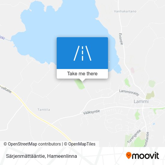 Särjenmättääntie map