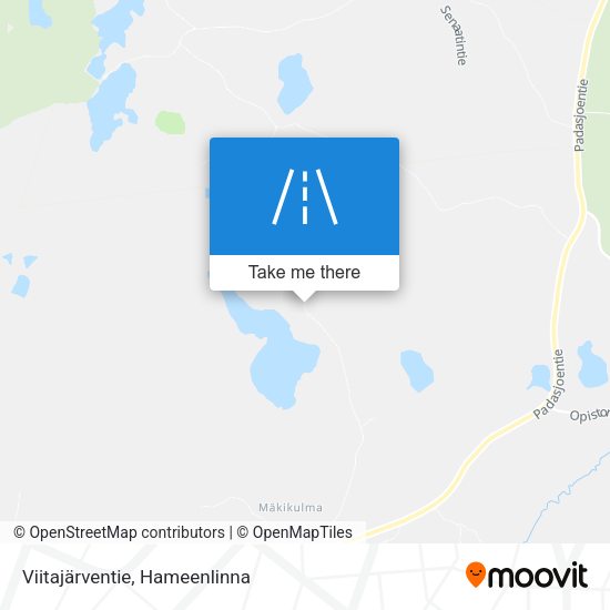 Viitajärventie map