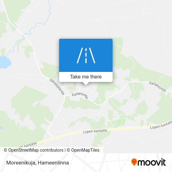 Moreenikuja map