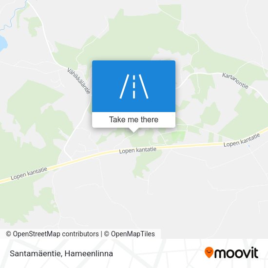 Santamäentie map