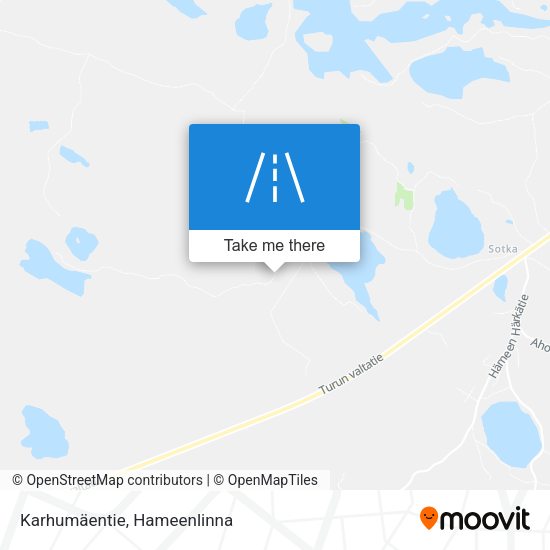 Karhumäentie map