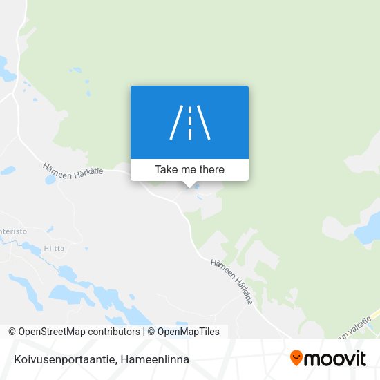 Koivusenportaantie map